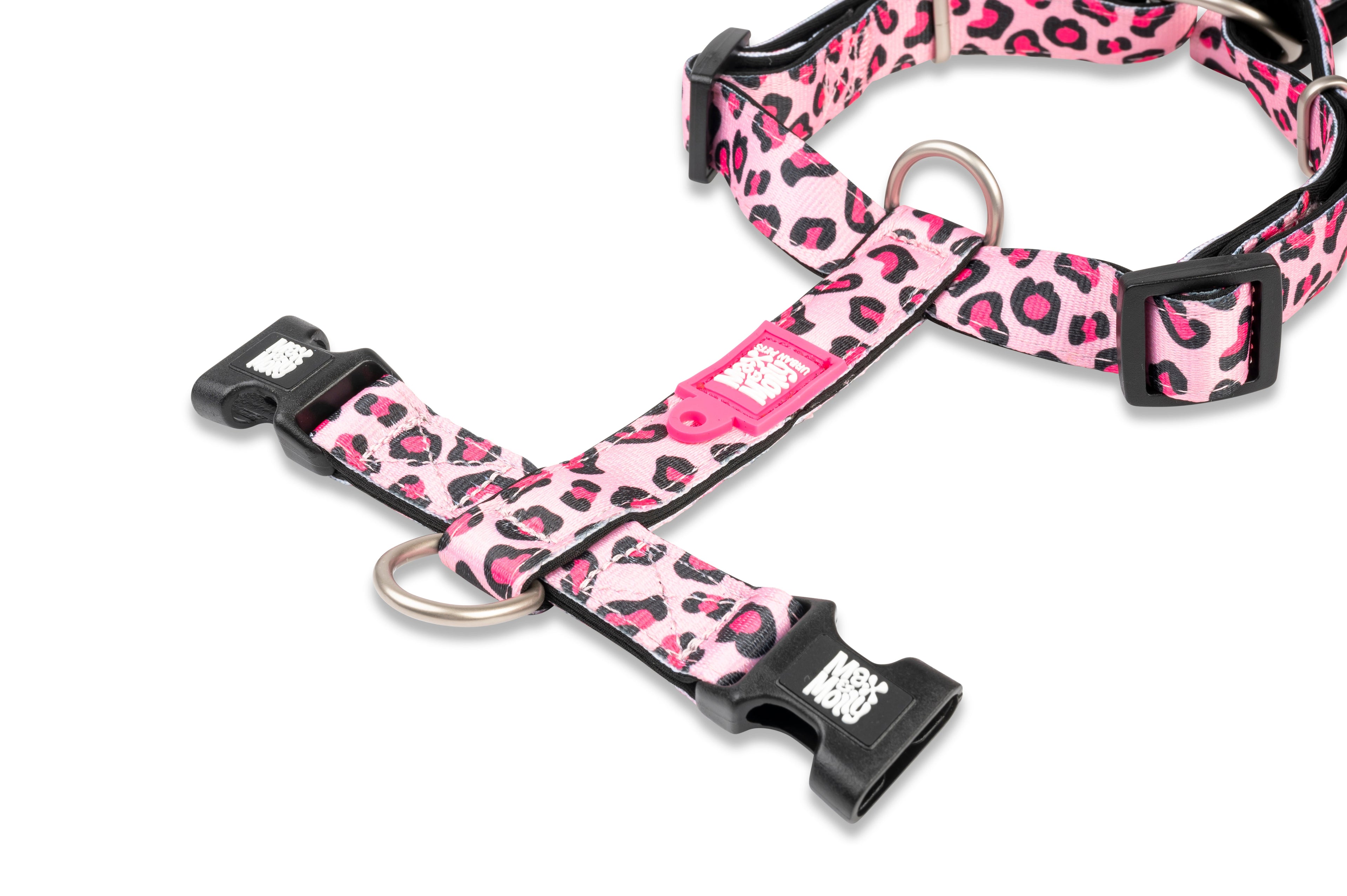 Arnés Leopard Pink en H Max & Molly para perros - imagen 3