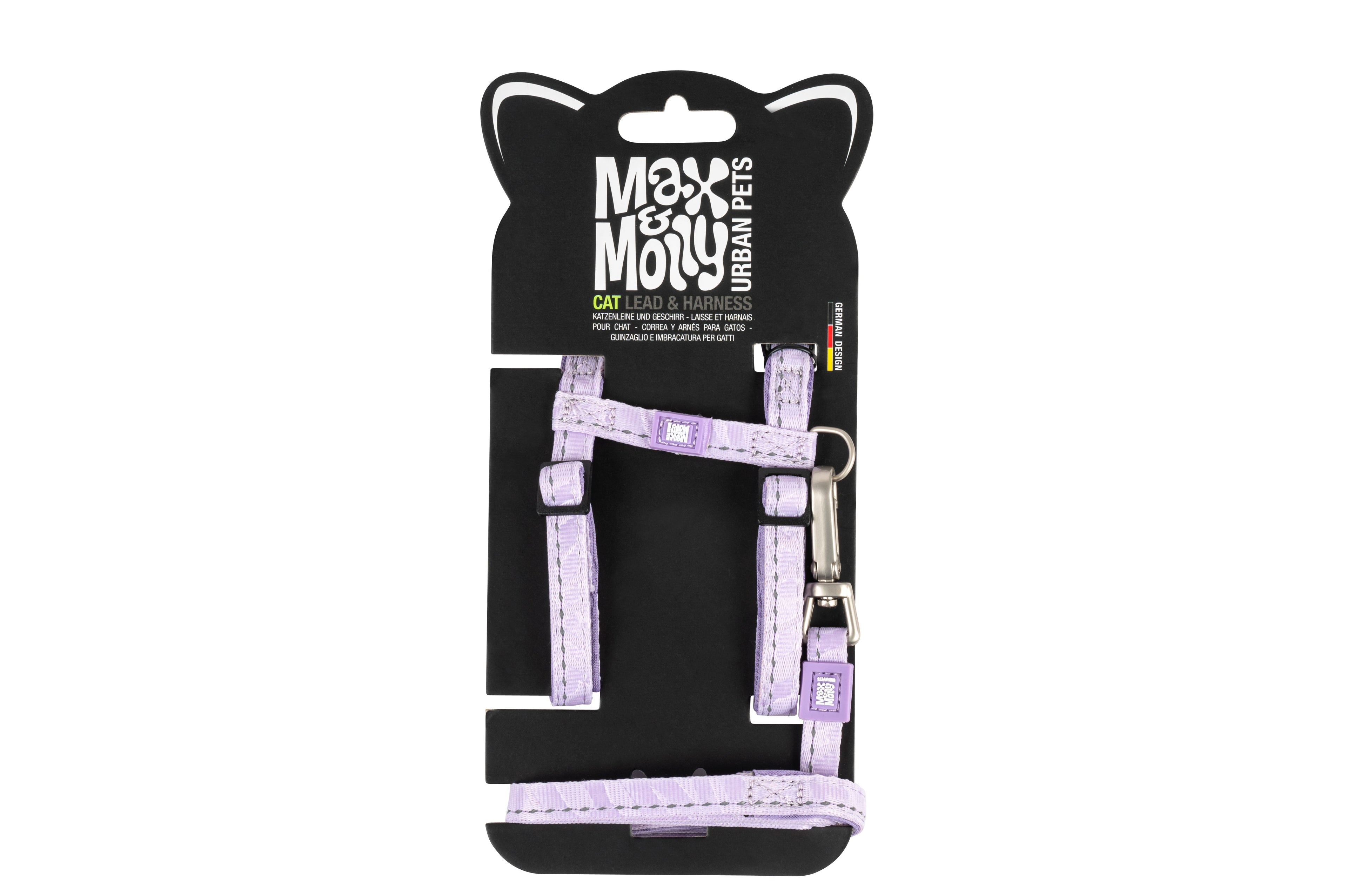 Arnés Matrix 2.0 Lavender Max & Molly para gatos