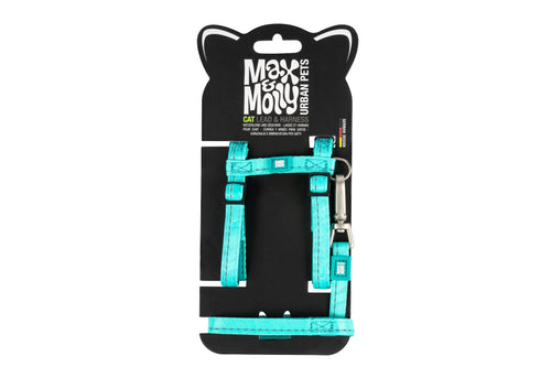 Arnés Matrix 2.0 Turquoise Max & Molly para gatos