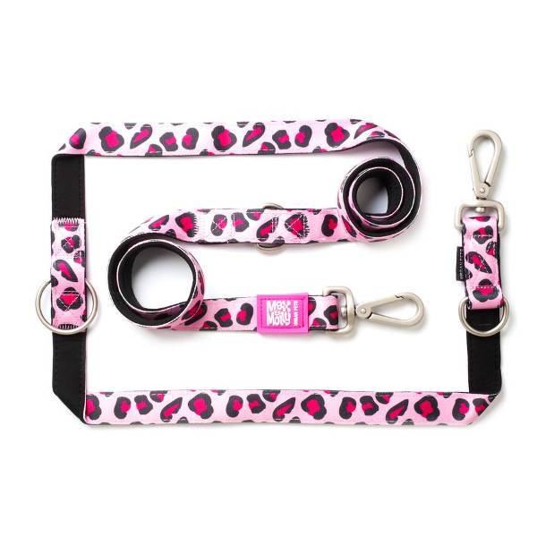 Correa Multifunción Leopard Pink Max & Molly para perros