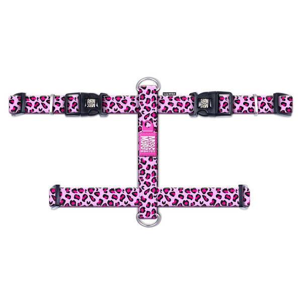 Arnés Leopard Pink en H Max & Molly para perros