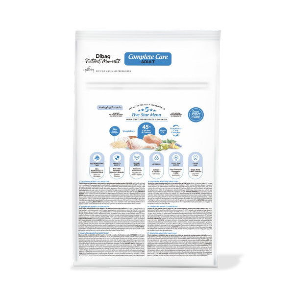 Dibaq Natural Moments 5 Star Complete Care para gatos adultos y mayores de 7 años