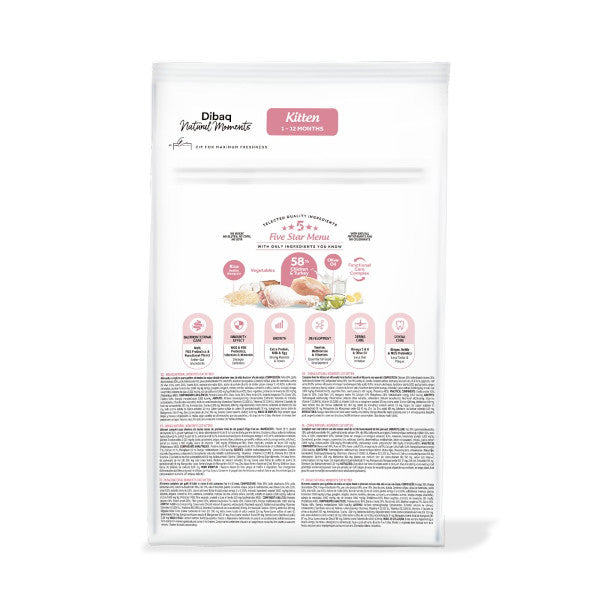 Dibaq Natural Moments 5 Star Kitten para gatitos