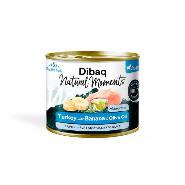 Dibaq Natural Moments Pavo y Pollo para cachorros