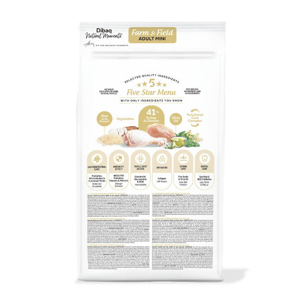 Dibaq Natural Moments 5 Star para perros adultos razas pequeñas