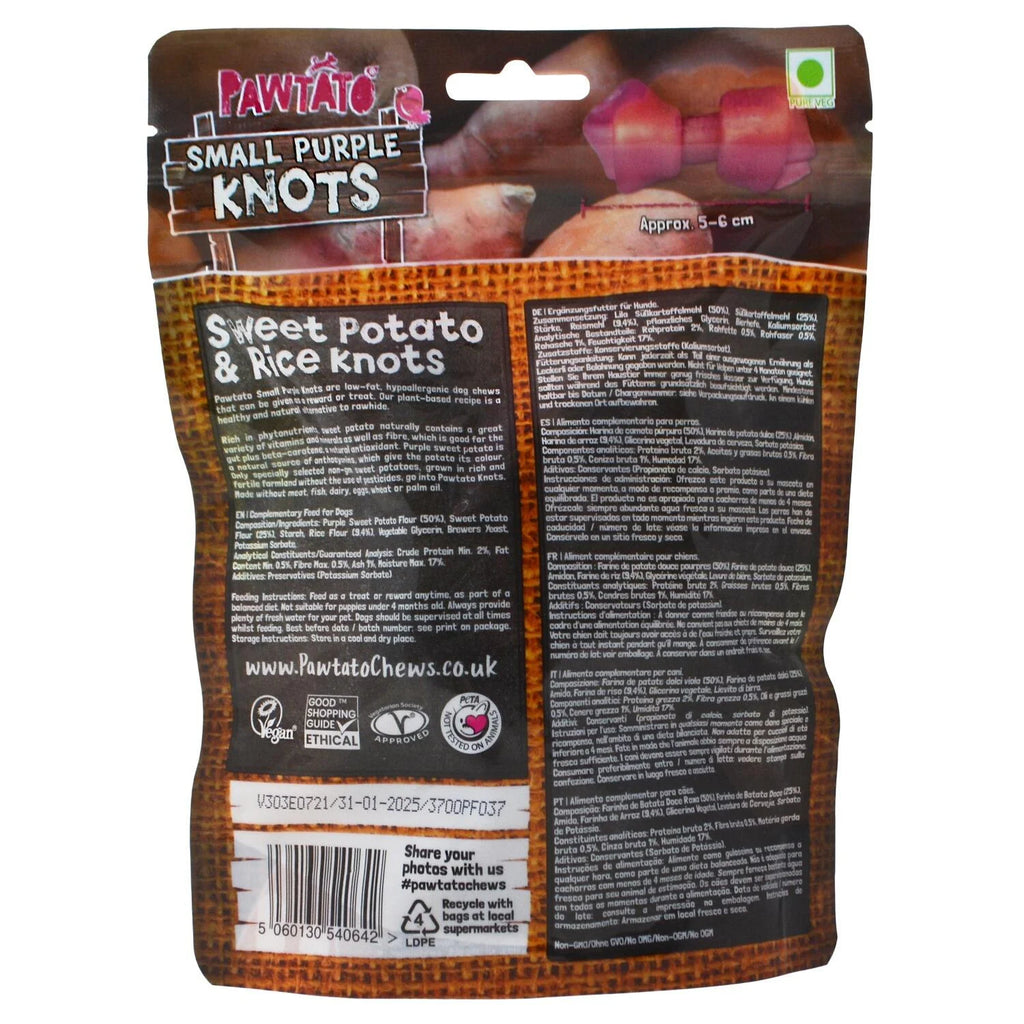 Pawtato small Purple Knots