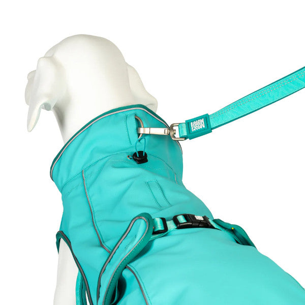 Chubasquero Raincoat Matrix 2.0 Turquoise Max & Molly para perros