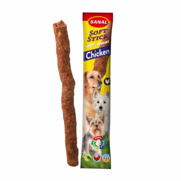 Sanal soft stick pollo para perros