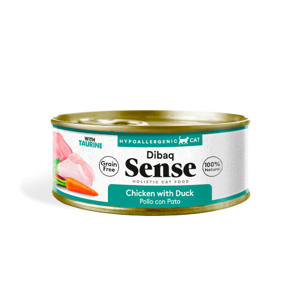 Dibaq Sense Lata Pollo con Pato para gatos