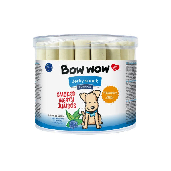 Bow Wow Meaty Jumbos Carne Ahumada 35 piezas