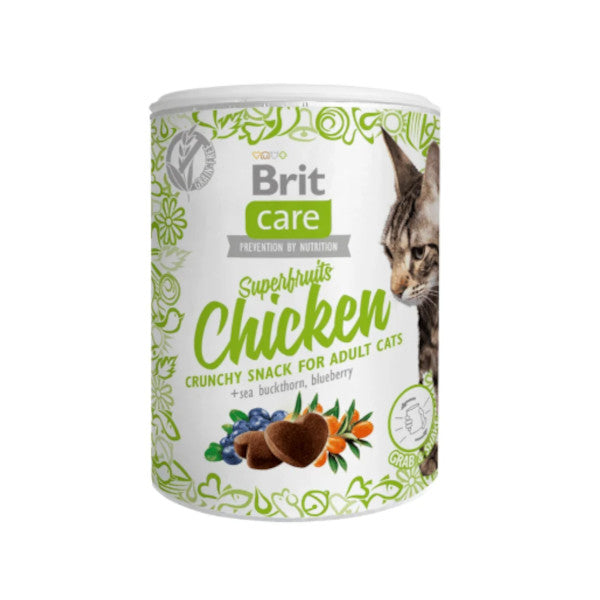 Brit Care cat snack Superfruits Pollo 100gr