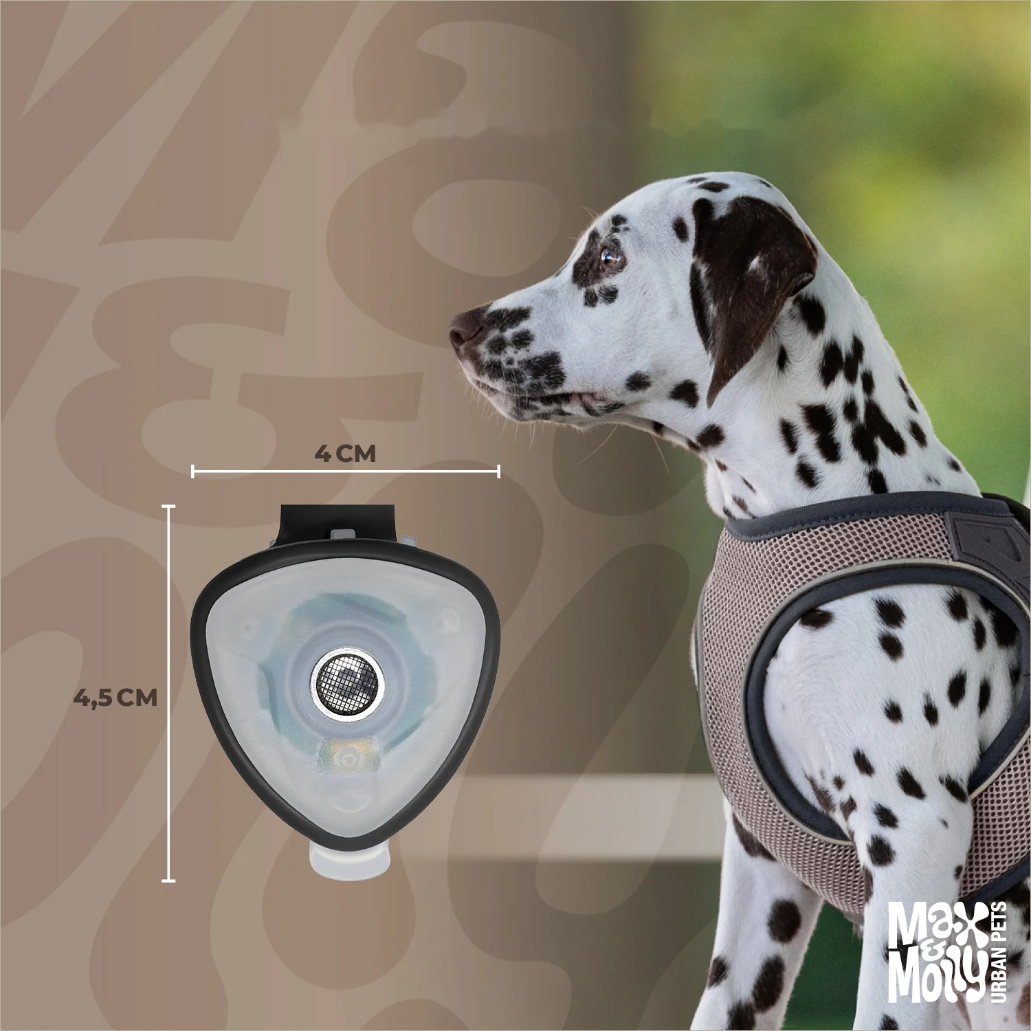 Repelente ultrasónico antiparasitario Soundshield Black Max & Molly