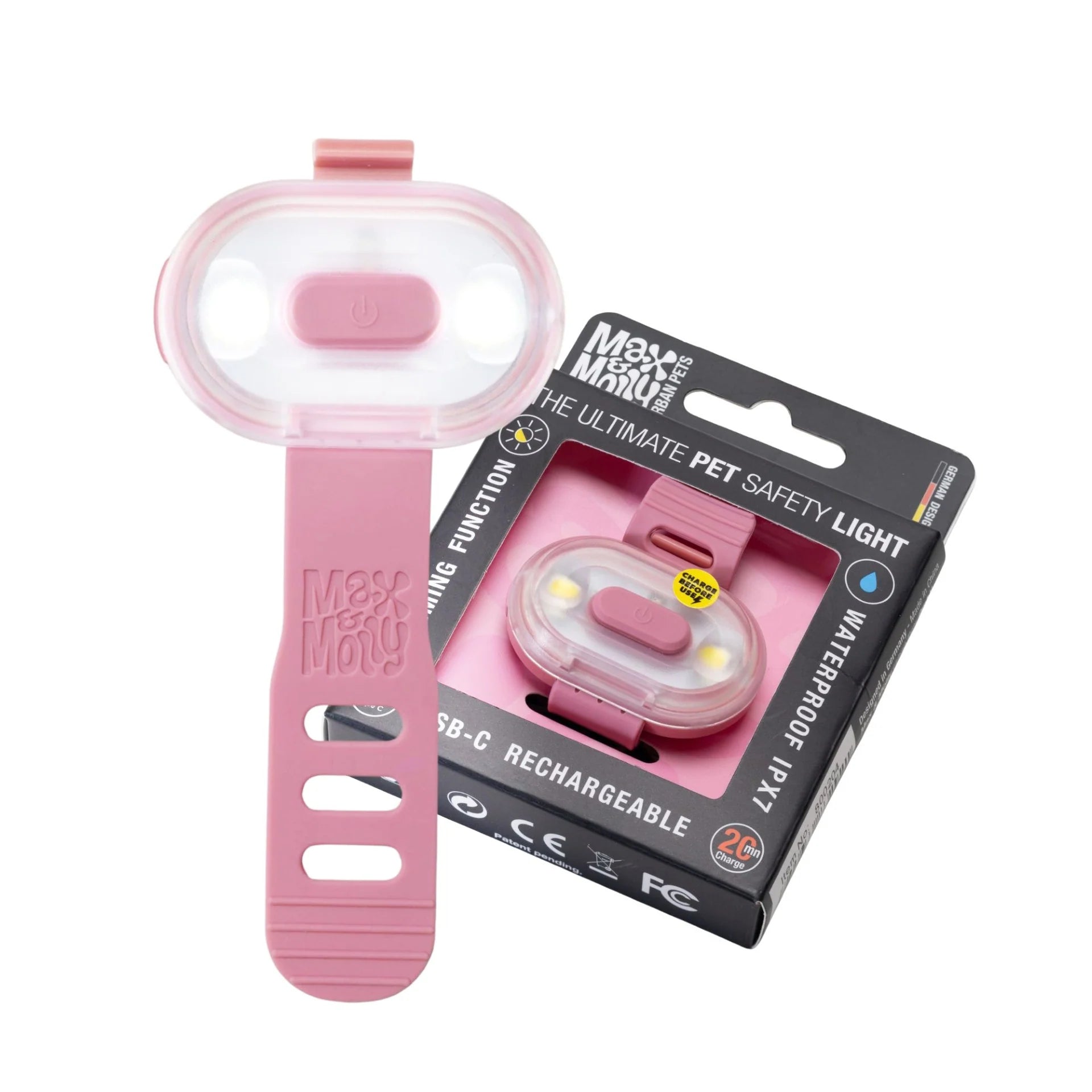 Matrix ultra led para perros - rose